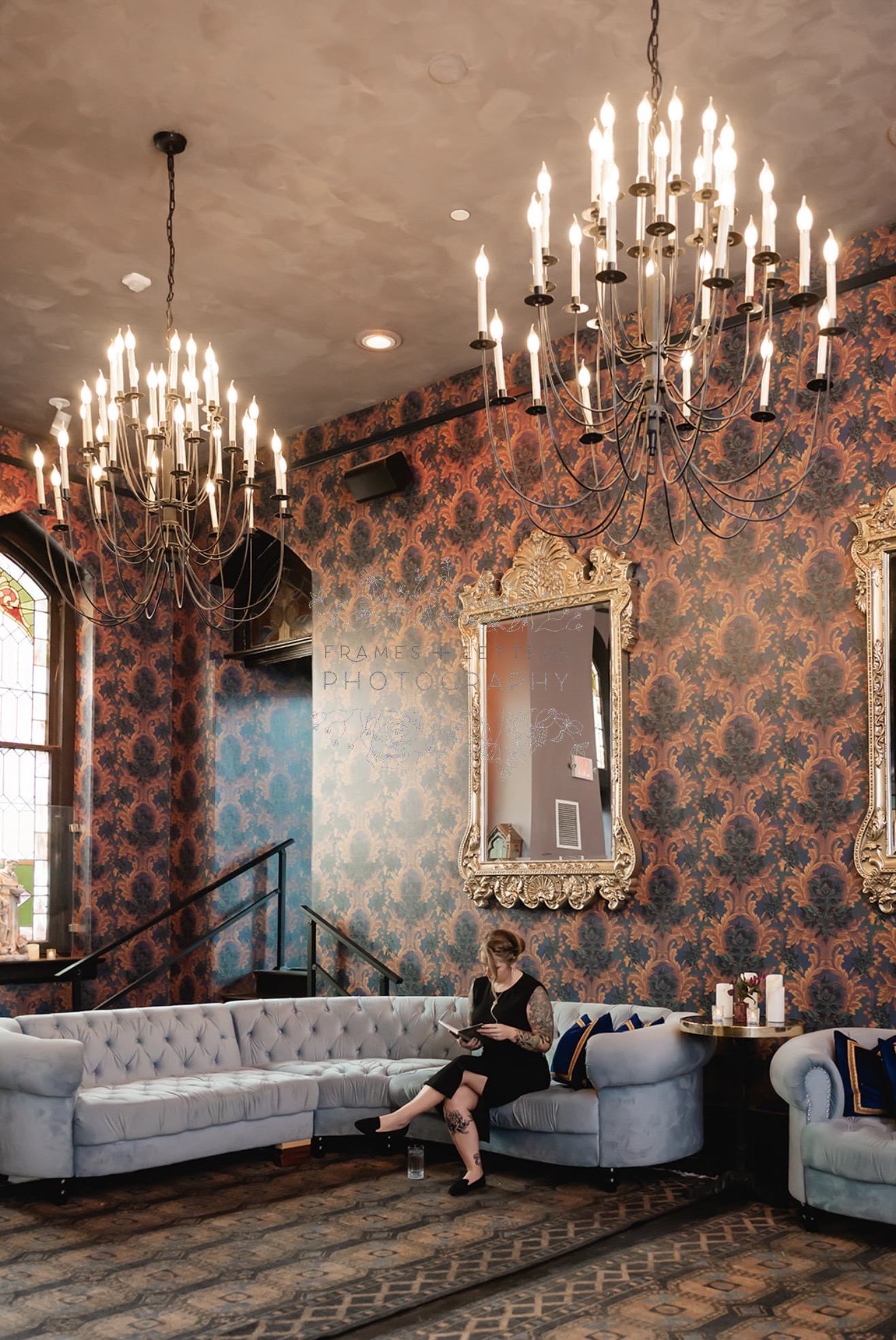 Officiant preparing for the cerermony